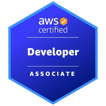 AWS Certified Developer Associate certification badge