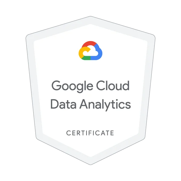 Google Data Analytics Professional Certificate badge