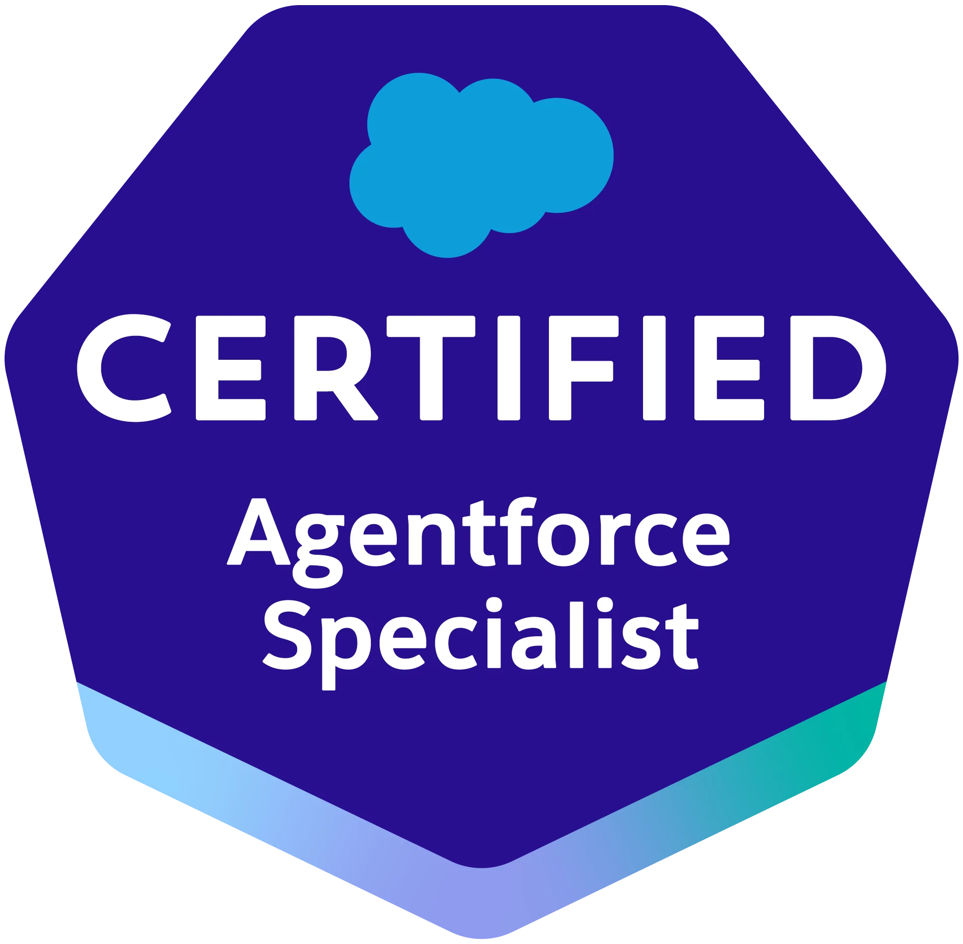 Salesforce Certified Agentforce Specialist certification badge
