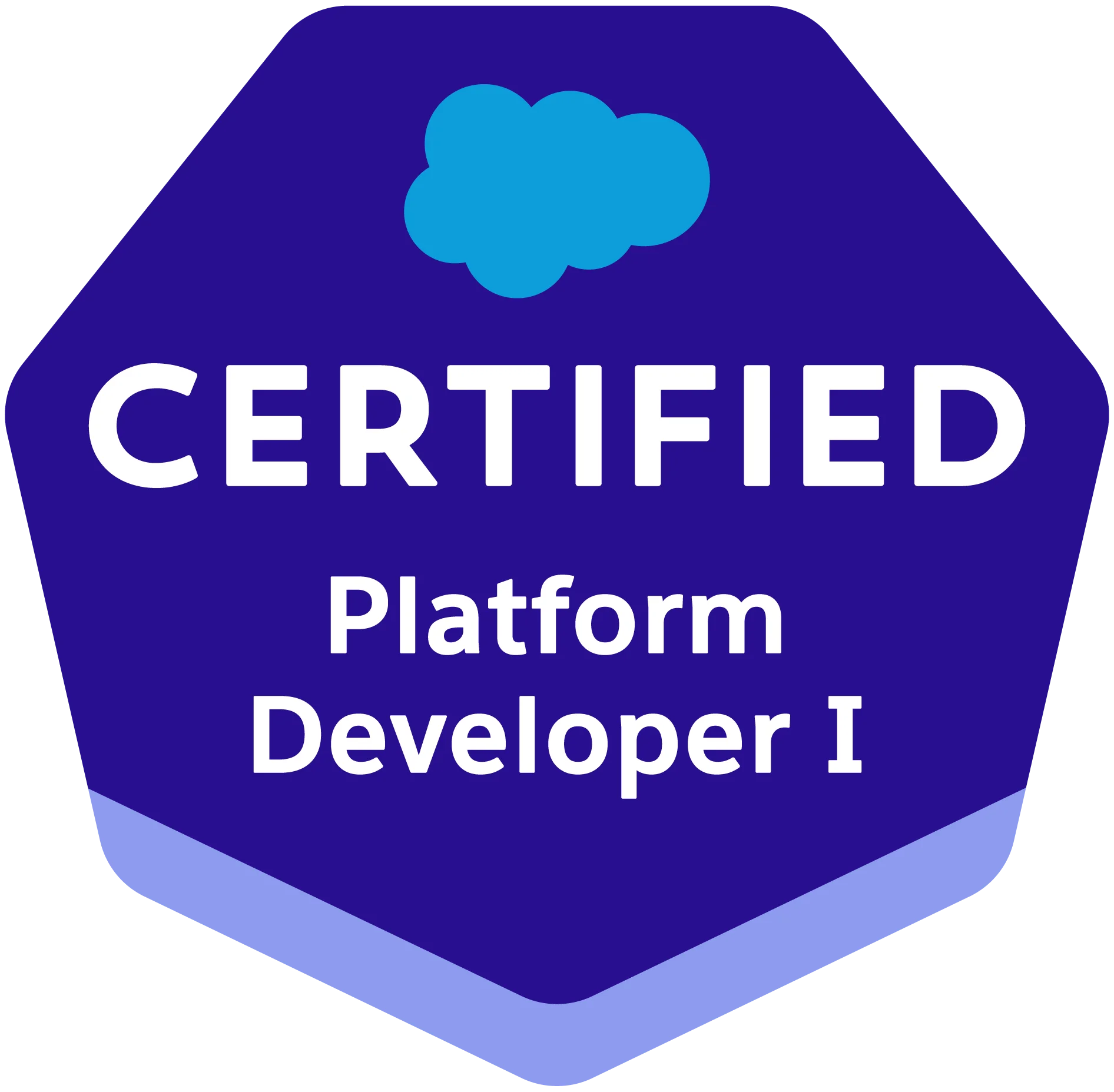 Salesforce Certified Platform Developer I certification badge